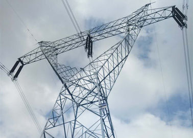 220KV ASTM A572の角のパワーラインの電気のパイロン